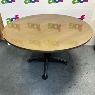 Second Hand Glazed Green High Glass Meeting Table