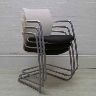 Second Hand Stackable Meeting Chairs - Set of 3