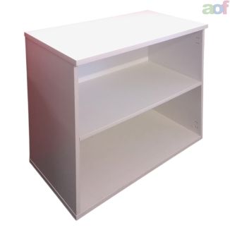 Used Unite White Desk Height Bookcase