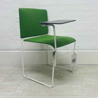 Second Hand Dark Green Arper Chair with Tablet