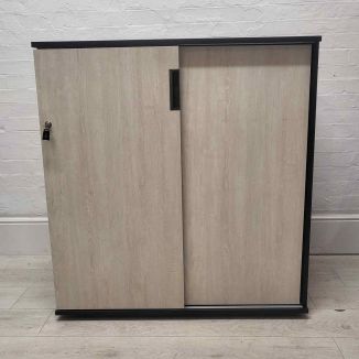 Second Hand Cupboard with Sliding Doors