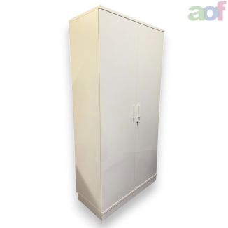 Second Hand White Office Cupboard