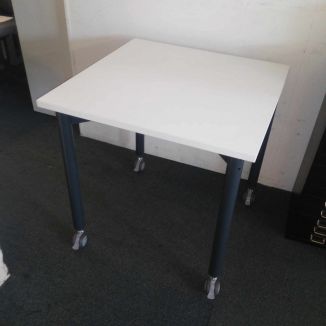 Second Hand White Flip Top Meeting Table
