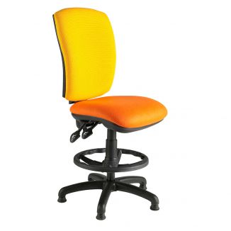 Draughtsman Chair with Square Back