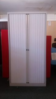 Used Bisley Tambour Cupboard - 1000mm Width