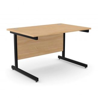 Unite Plus Office Desk - Black Cantilever Frame
