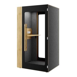 Unite Plus Large Single Person Booth - Dark Felt