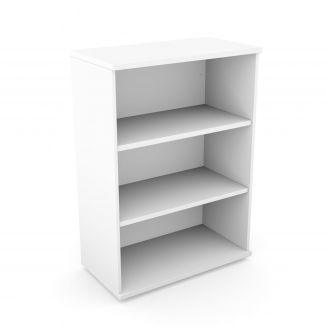 Unite White Bookcase - 1130mm