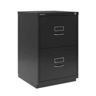 2 Drawer F Series - Classic Front - Black