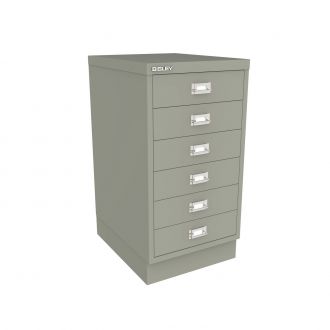6 Drawer Multi-Drawer Cabinet - Bisley A3 - Goose Grey