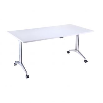 Karbon Rectangular Flip Top Table - 1600mm - White