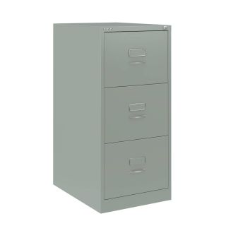 3 Drawer Bisley Filing Cabinet - Silver - BSCH