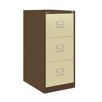 3 Drawer Bisley Filing Cabinet - Coffee & Cream - BSCH