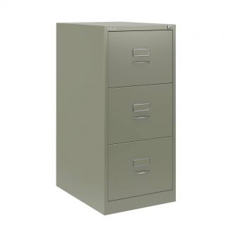 3 Drawer Bisley Filing Cabinet - Goose Grey - BSCH