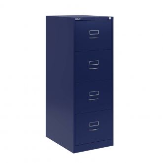 4 Drawer Bisley Filing Cabinet - Oxford Blue - BSCH