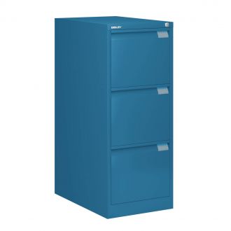 Bisley Filing Cabinet - 3 Drawer - Azure - BSFF