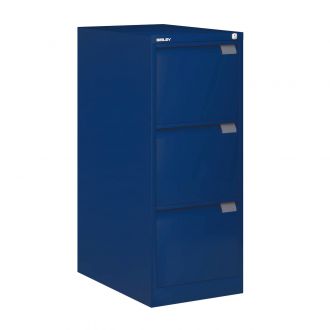 Bisley Filing Cabinet - 3 Drawer - Oxford Blue - BSFF