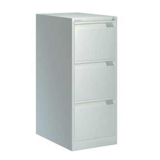 Bisley Filing Cabinet - 3 Drawer - Silver - BSFF