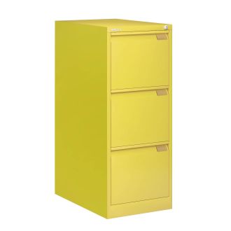 Bisley Filing Cabinet - 3 Drawer - Bisley Yellow - BSFF