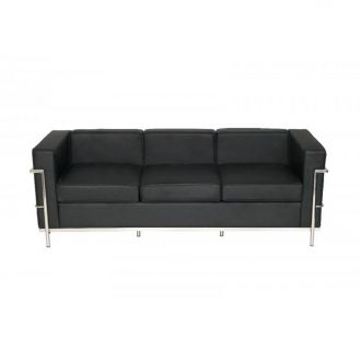 Black Designer 3 Seater Sofa