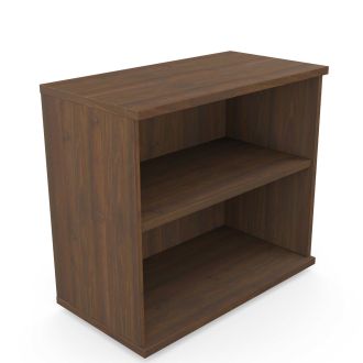 Unite Walnut Bookcase - 725mm Height