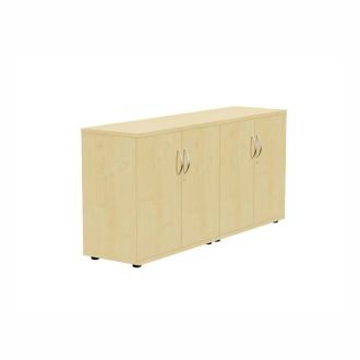 Unite Plus 4 Door Credenza Unit - Maple