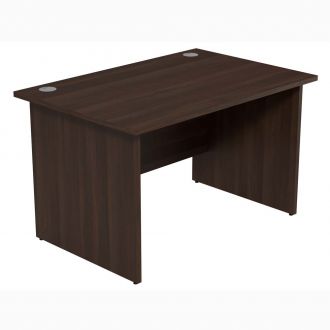 Unite Small Desk - Panel Legs - Walnut