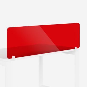 Acrylic Desktop Screen-Acrylic - Transparent Red