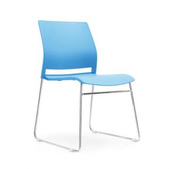 Alcott Stacking Chair - Blue
