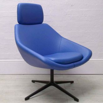 Second Hand Allermuir Visitor Chair With Headrest