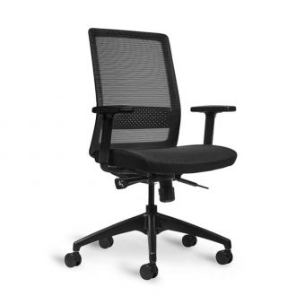 Bestuhl S30 Mesh Task Chair - Black & Grey