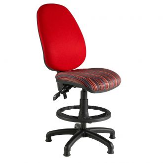 Large Draughtsman Chair with High Back