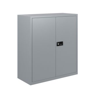 Bisley Stationery Cupboard - 1000mm - Silver