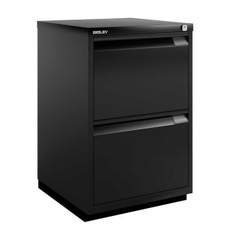 2 Drawer F Series Flush Front - Black