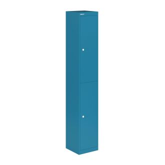 Bisley CLK 2 Door Locker - 305mm - Azure