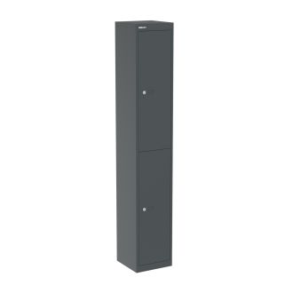 Bisley CLK 2 Door Locker - 305mm - Anthracite Grey