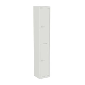 Bisley CLK 2 Door Locker - 305mm - Chalk White