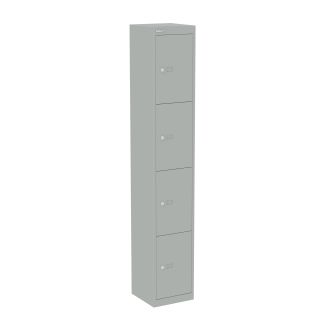 Bisley CLK 4 Door Locker - 305mm - Silver