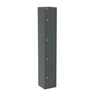 Bisley CLK 4 Door Locker - 305mm - Anthracite Grey