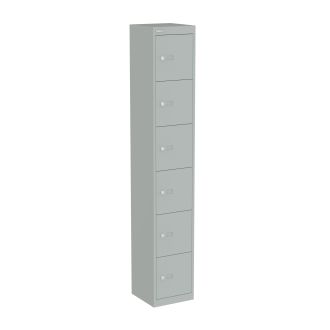 Bisley CLK 6 Door Locker - 305mm - Silver