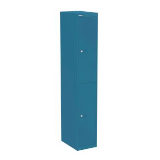 Bisley CLK 2 Door Locker - 457mm - Azure