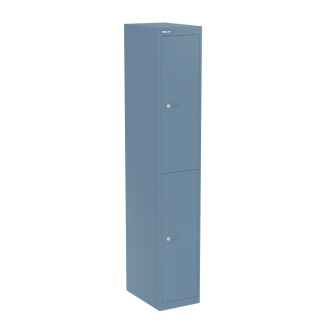 Bisley CLK 2 Door Locker - 457mm - Bisley Blue