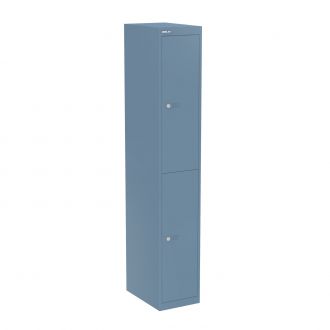 Bisley CLK 2 Door Locker - 457mm-Bisley Steel - Bisley Blue