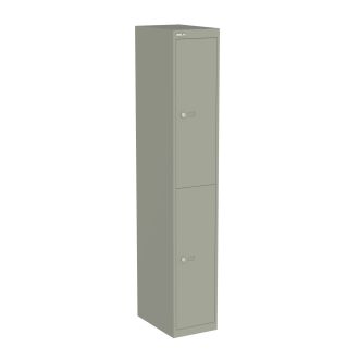 Bisley CLK 2 Door Locker - 457mm - Goose Grey