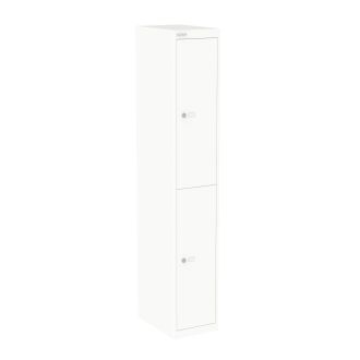 Bisley CLK 2 Door Locker - 457mm - Traffic White
