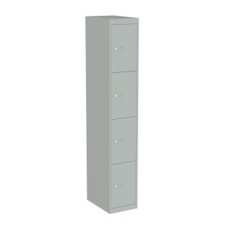 Bisley CLK 4 Door Locker - 457mm - Silver