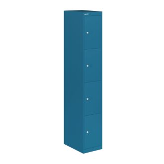 Bisley CLK 4 Door Locker - 457mm - Azure