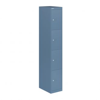 Bisley CLK 4 Door Locker - 457mm-Bisley Steel - Bisley Blue