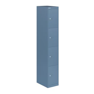 Bisley CLK 4 Door Locker - 457mm-Bisley Steel - Bisley Blue