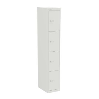 Bisley CLK 4 Door Locker - 457mm - Chalk White